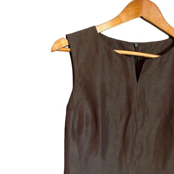 Laurèl brown body con sleeveless dress. Size 36 - Picture 7 of 9